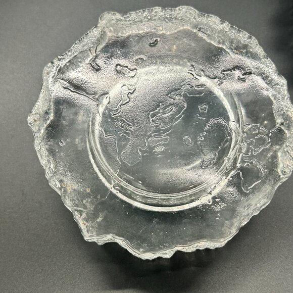 Vintage Iittala Aslak Glass Dishes Candle Holders Tapio Wirkkala Set of 2 Decor - Picture 7 of 10